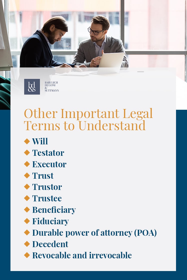 important legal terms